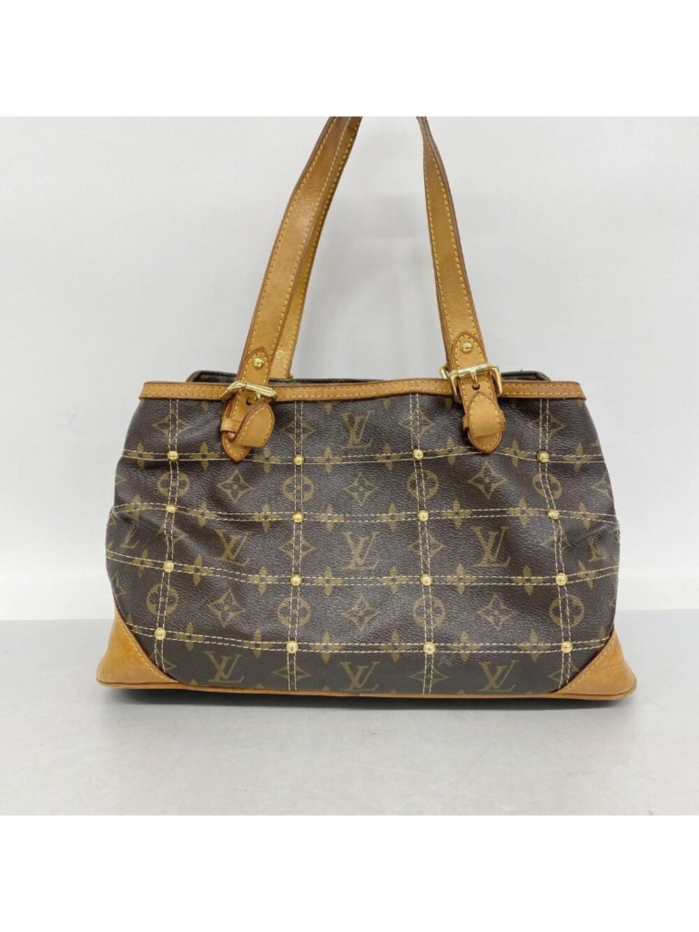 Louis Vuitton Handbag Monogram Rivet Brown - Picture 11 of 11